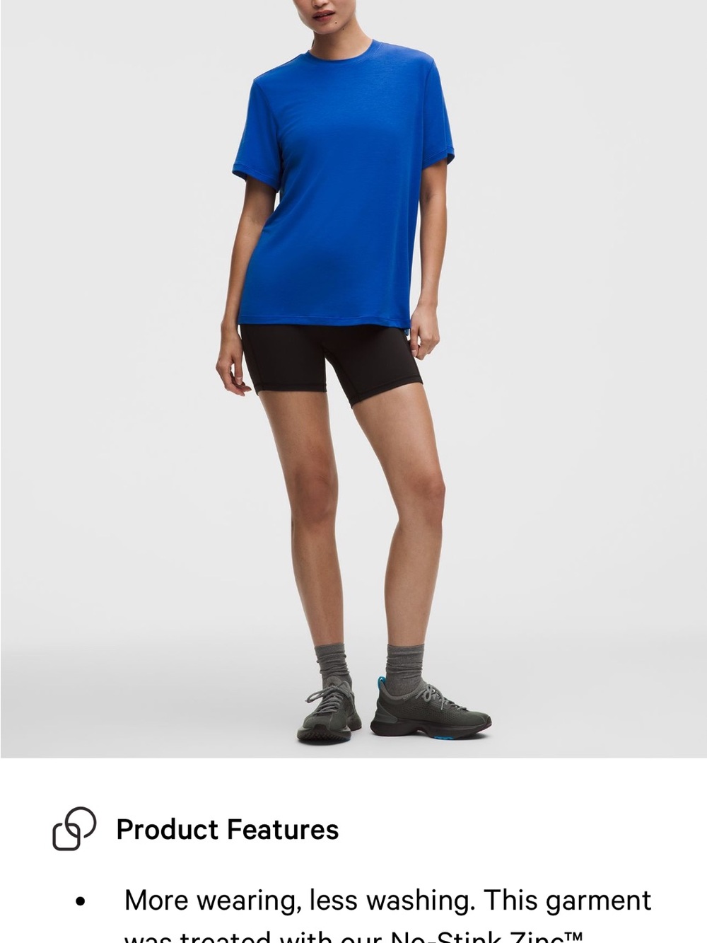 Lululemon Jersey Training T-shirt - Pool Blue - Picture 6 of 6